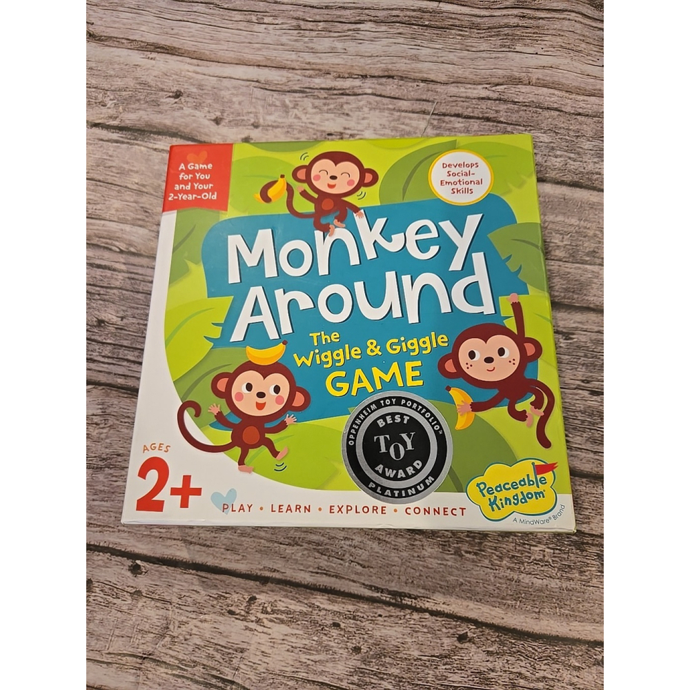 Peaceable Kingdom - Monkey Around The Wiggle and Giggle Game -New Age 2+ (3)